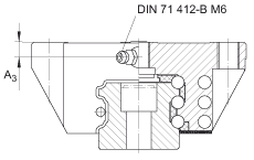 INA 滑块 KWSE45-L, 六排直线循环球轴承及导轨组件用的长滑块