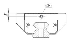 INA 滚子单轨引导系统 RUE55-E-KT-HL, 链引导的高窄长系列滑块，油或脂润滑；可提供耐腐蚀设计