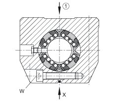 INA 直线球轴承及轴承座单元 KTSS30-PP-AS, 自调心直线球轴承，开式设计，游隙可调节，两侧接触密封