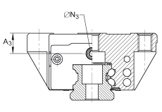 INA 球单轨引导系统 KUVE45-B, 标准滑块，四排满装球；可提供耐腐蚀设计