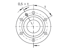 INA 推力角接触球轴承 ZKLF40100-2Z, 双向，螺钉安装，两侧间隙密封