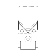 INA 平板保持架引导系统 ML8035, 带活动夹条及弯成一定角度的圆柱滚子平板保持架的M型导轨；可提供耐腐蚀设计