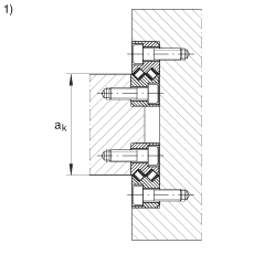 INA 平板保持架 RWS1808-300/x300/x148, 带圆柱滚子平板保持架的微型直线导向装置